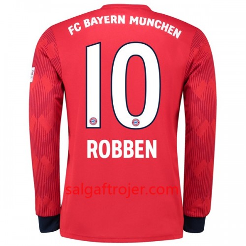 FC Bayern München Fodboldtrøjer Robben 10 Hjemmebanesæt 2018/19 Langærmet FC Bayern München Fodboldtrøjer Robben 10 Hjemmebanesæt 2018/19 Langærmet